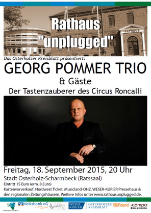 Georg Pommer Trio und Gste Konzertplakat